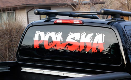 POLSKA vehicle sticker