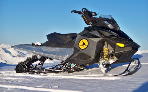 Snowmobile sled decal