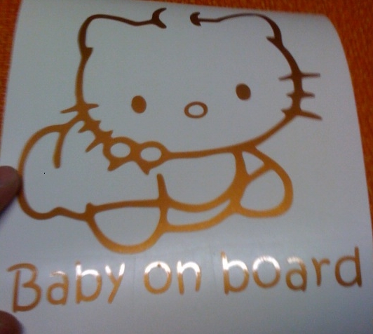 Hello Kitty Baby on Board