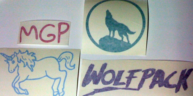 MGP, Wolf Pack, Unicorn Stickers