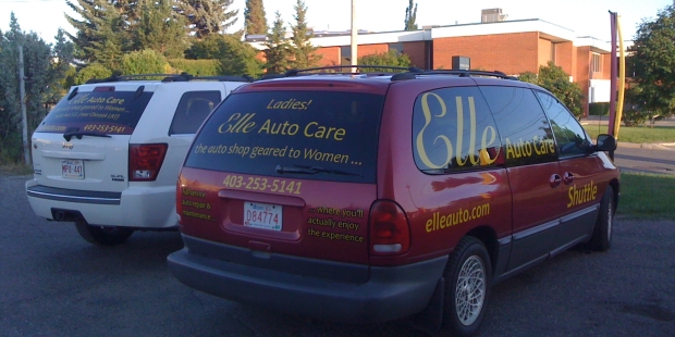 Elle Auto Care – Vehicle and Wall install