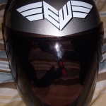 Earthwing Longboard helmet sticker