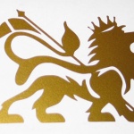 Zion lion sticker