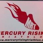 Mercury Rising Triathlon Vehicle Magnet