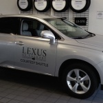 Lexus of Calgary Shuttle decal work