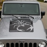 Custom Scorpion Jeep hood - install