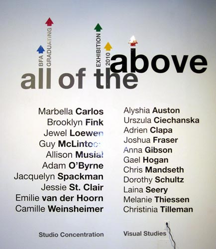 all of the above - U of C Grad Show case
