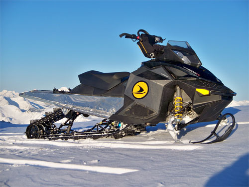 Snowmobile sled decal