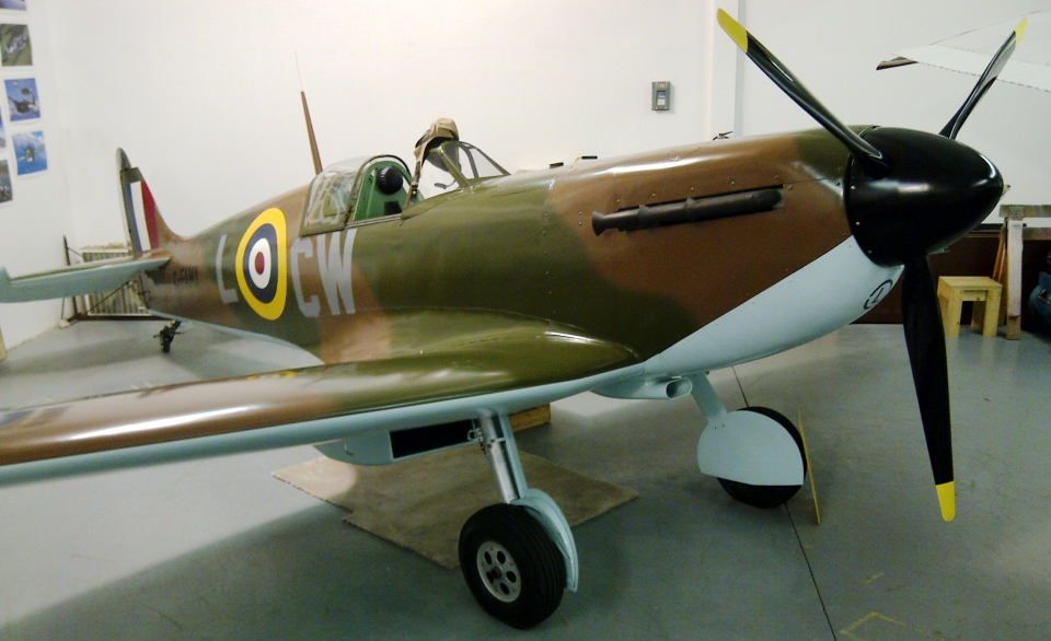 Spitfire airplane restoration