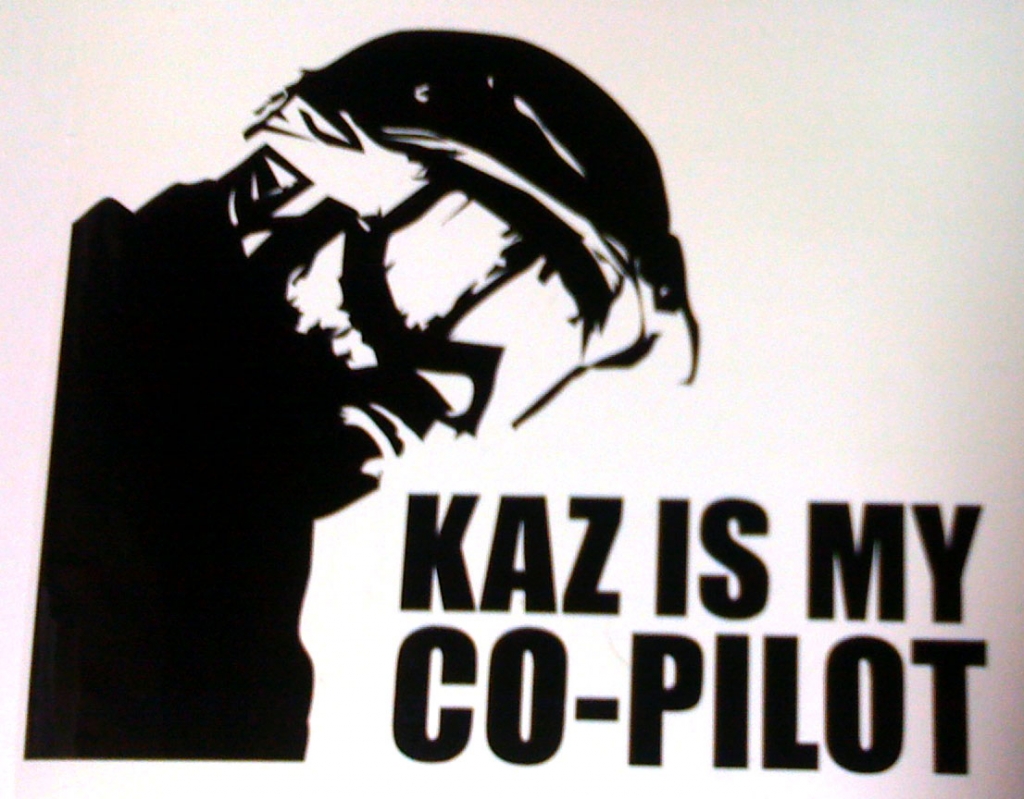 kaz is my co-pilot