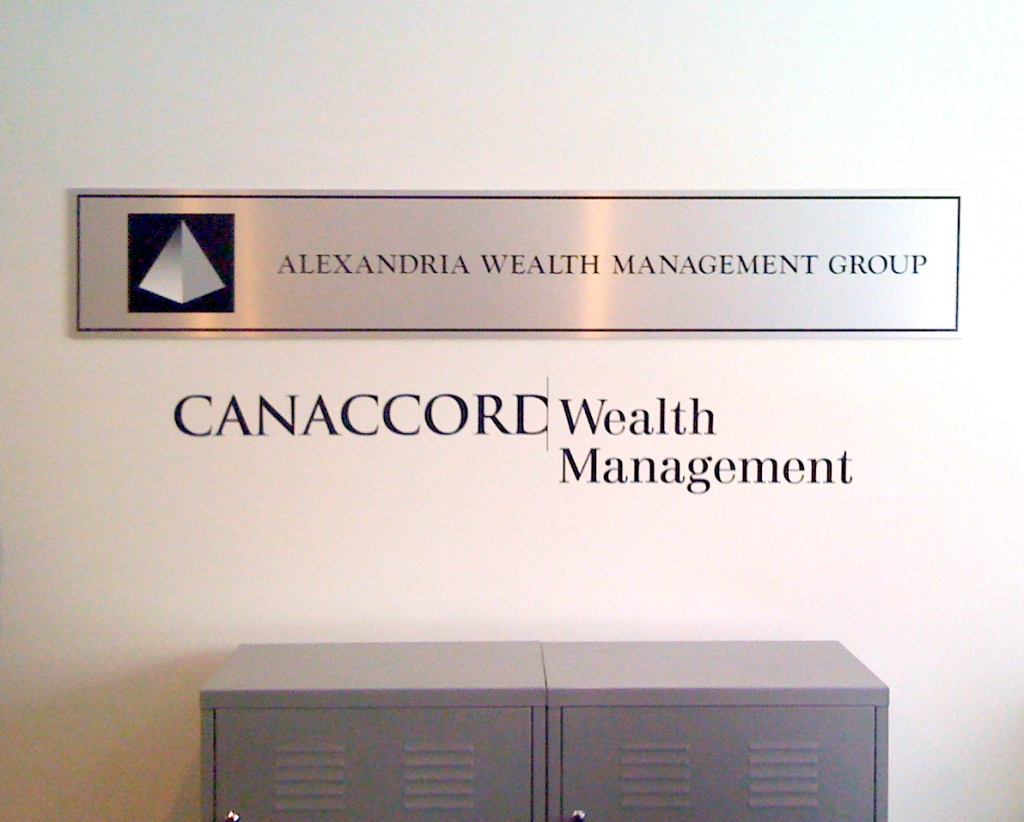 CannAccord Wealth Management wall vinyl