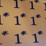 1* sticker