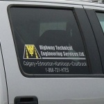 HTES Highway Technical Engineering Services truck fleet graphics