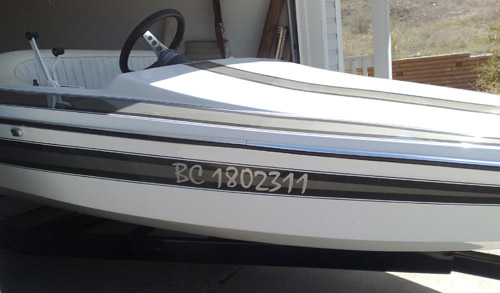 Boat Registration Numbers