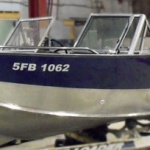 Misty River Fishing boat decals