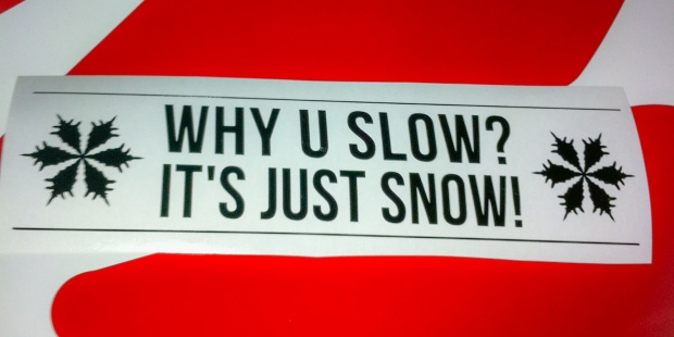 Why u slow?