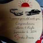 Custom guitar vinyl for gift