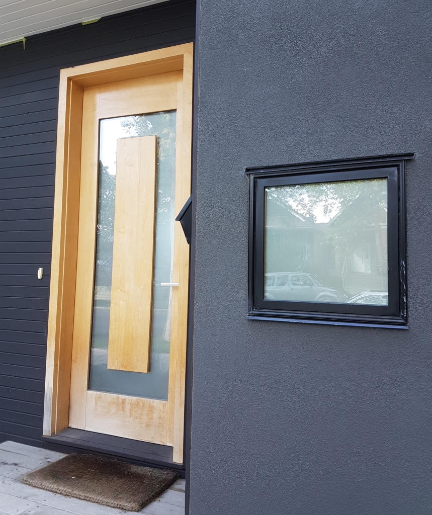 Silver Etch - Frosted vinyl film installation