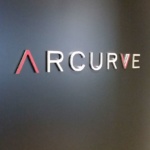 ARCURVE aluminum lettering