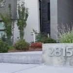 Brushed Aluminum House Numbers